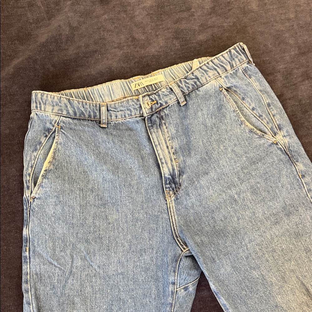 Zara Men's Denim Relaxed Jeans